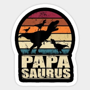 Papasaurus Rex Dinosaur Riple Dino Daddy Papa Saurus Sticker